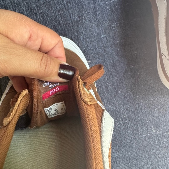 Vans Brown Suede Skate Sneakers - Picture 5 of 8